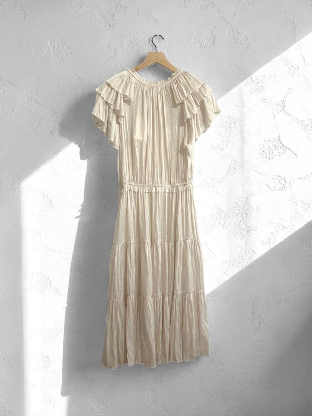 Ulla Johnson Blaire Midi Dress, Blanc , Cream, Size 8, NWT - Picture 2 of 15